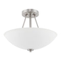 2 Light Semi-Flush Brushed Nickel E78945