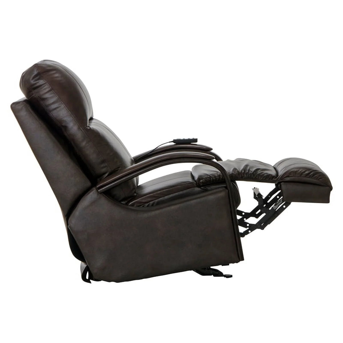 Brown Top Grain Italian Leather Power Recliner W411