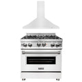 30 in. Gas Range and Range Hood Appliance Package Q18218