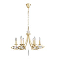 6 Light Candle Style Chandelier H417