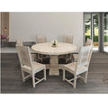 7-Piece Dining Set with Round Table & 6 Chairs U994392