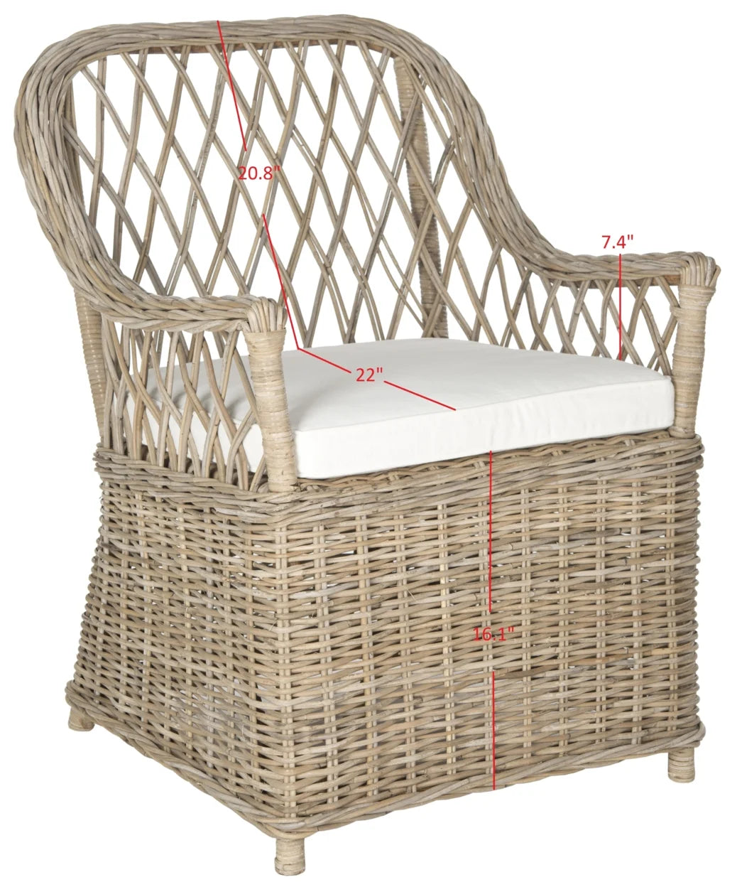 Rattan Arm Chair Natural X78486