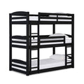 Black Triple Floor Bunk Bed T9794