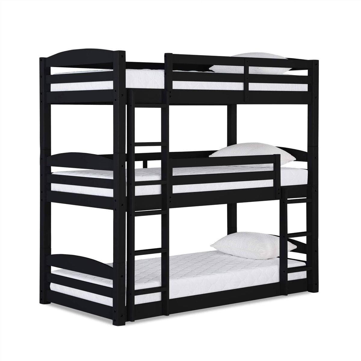 Black Triple Floor Bunk Bed T9794