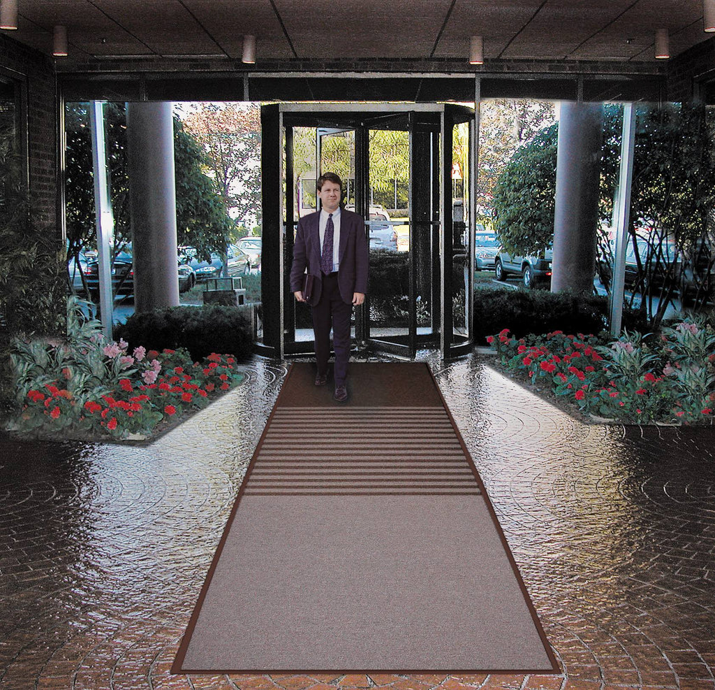 Gray Carpeted Runner 6 x 12 ft O752601