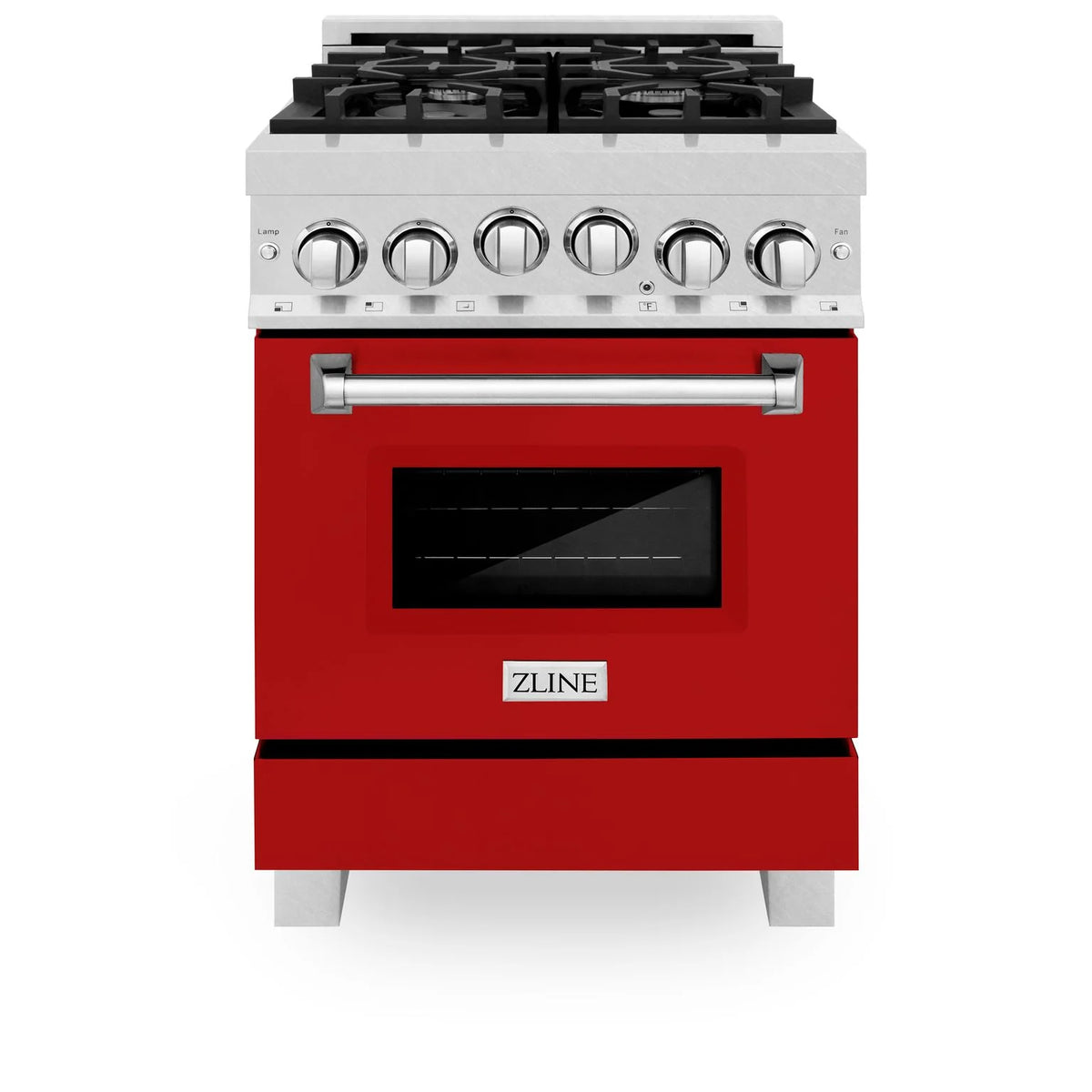 24 Inch Gas Range with Gas Stove and Gas Oven in Stainless Steel O237