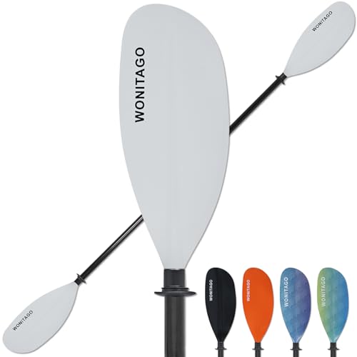 Adjustable Fiberglass Shaft Nylon Blade Kayak Paddle N436143