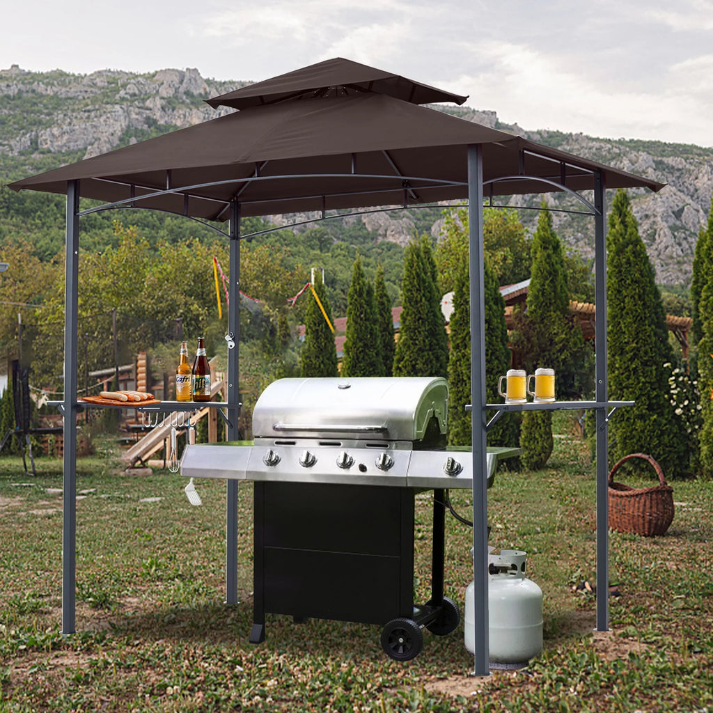 8'x 5' Grill Gazebo with LED Light P474042