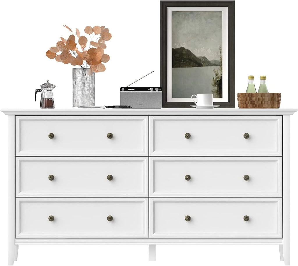 6 Drawer Solid Wood Dresser Y21037