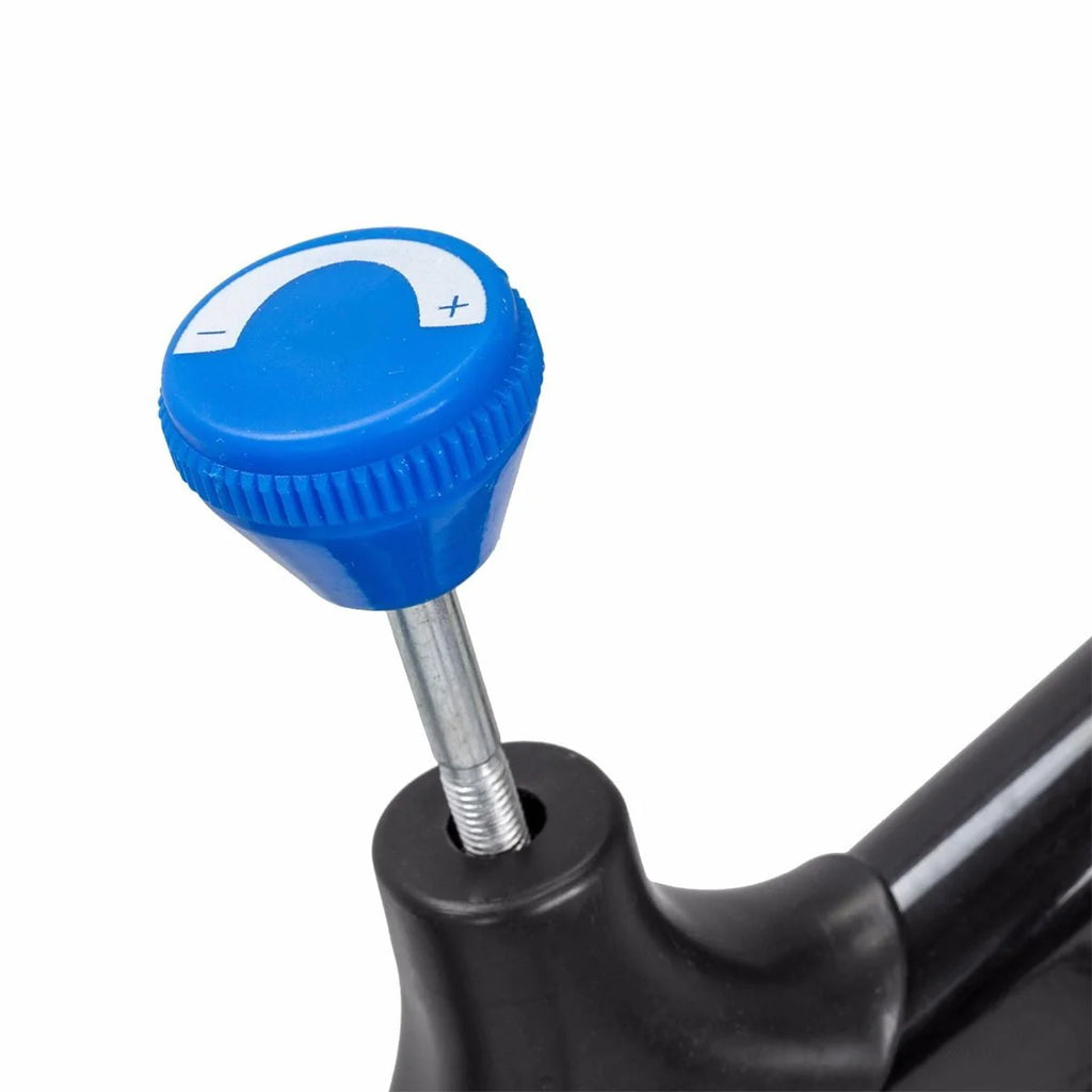 Blue Stationary Exercise Bike with Bottle Holder D87047