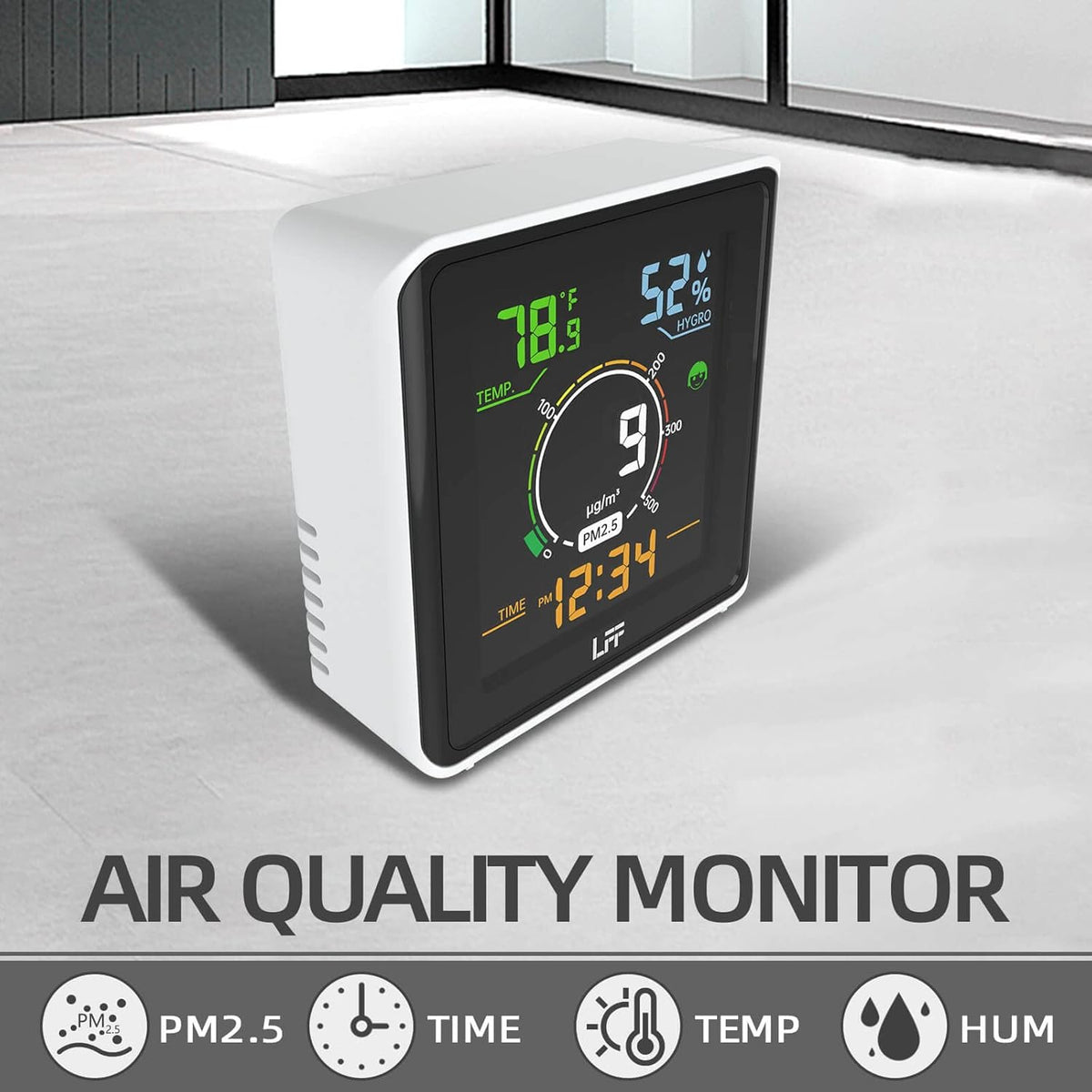 PM2.5 Temperature Humidity Monitor L579