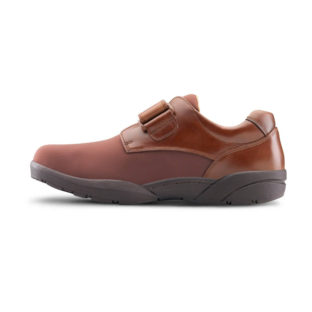 Brown X-Wide Velcro Casual Shoe W8528