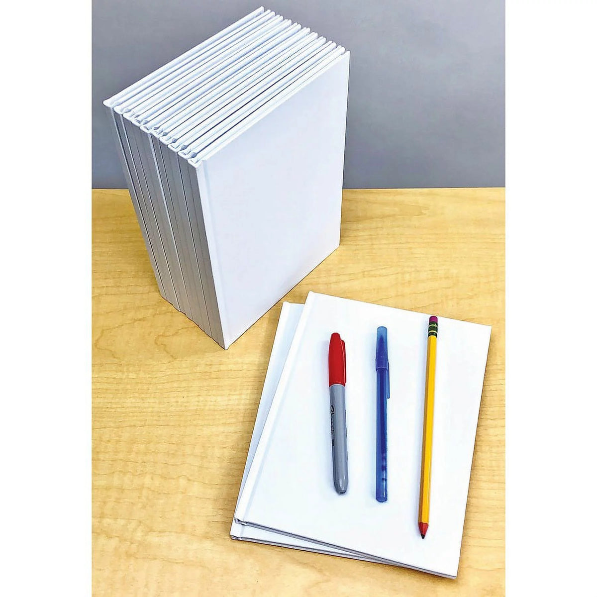 Hardcover Blank Book 28 Pages 6" X 8" White Paper N32821