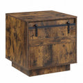 22 in. Rustic Oak Cabinet End Table V735