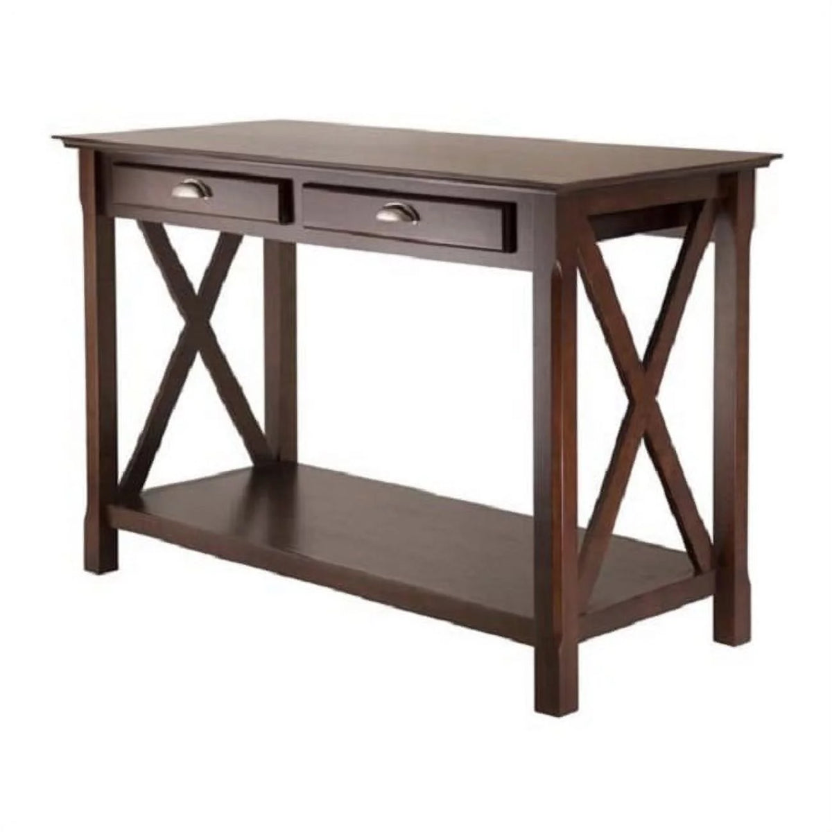 Cappuccino Brown Wooden Console Table C92614