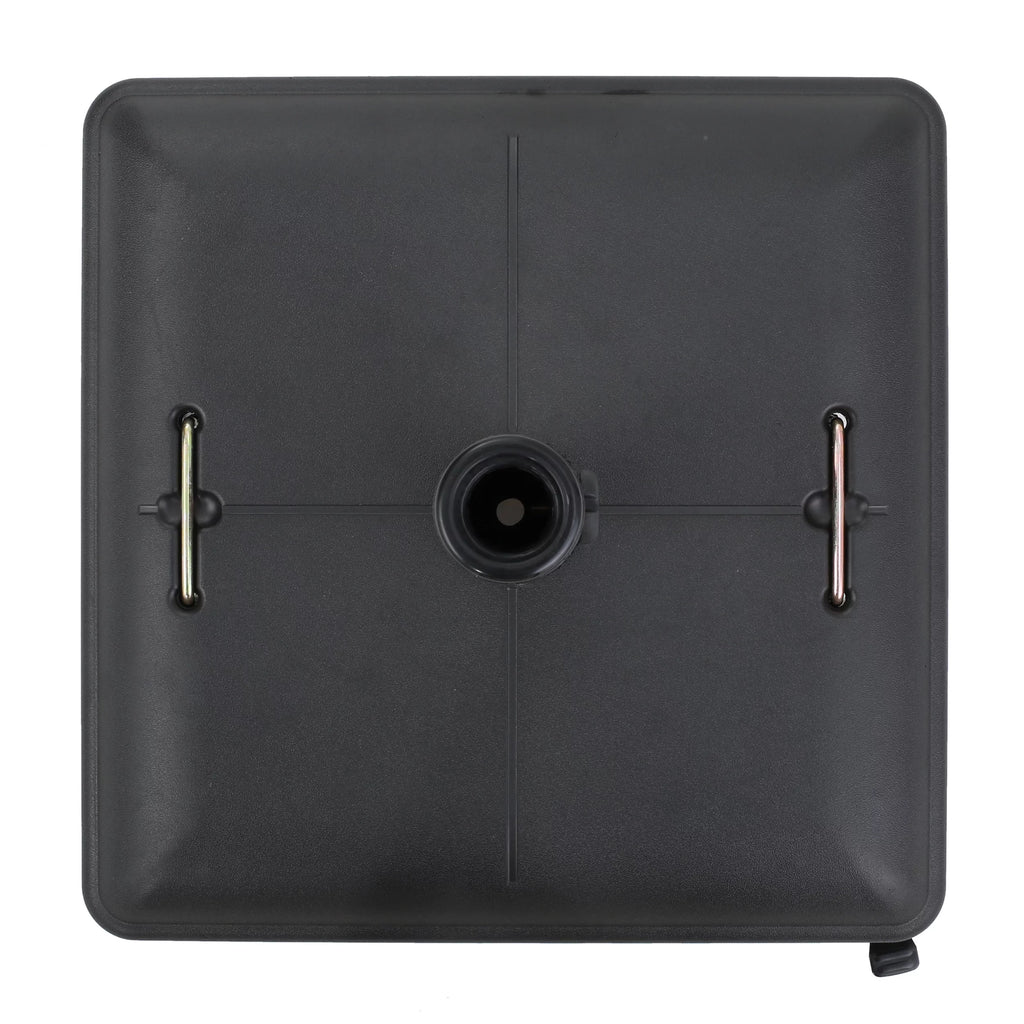 80lbs Black Concrete Steel Square Umbrella Base with Wheels G222312