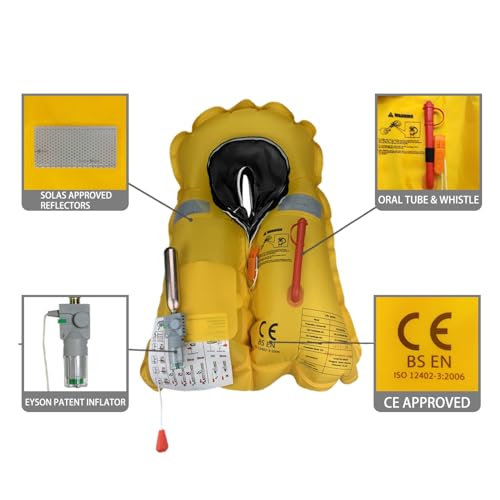 Inflatable Life Jacket Vest for Adult Automatic C607