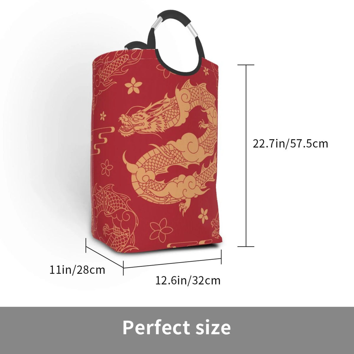 50L Rectangular Waterproof Foldable Laundry Hamper W597395