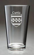 Irish Coat of Arms Pint Glasses Set of 4 W556