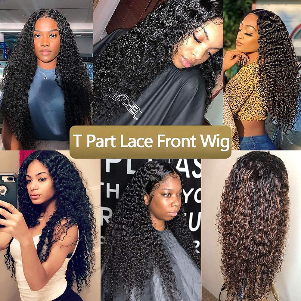 Kinky Curly Human Hair Wig 20Inch L1732