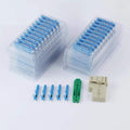 200pcs LC UPC Fiber Optic Quick Connector Single Mode 9/125 Q799