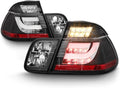 Black LED Tail Lights for BMW E46 3-Series Sedan P41479