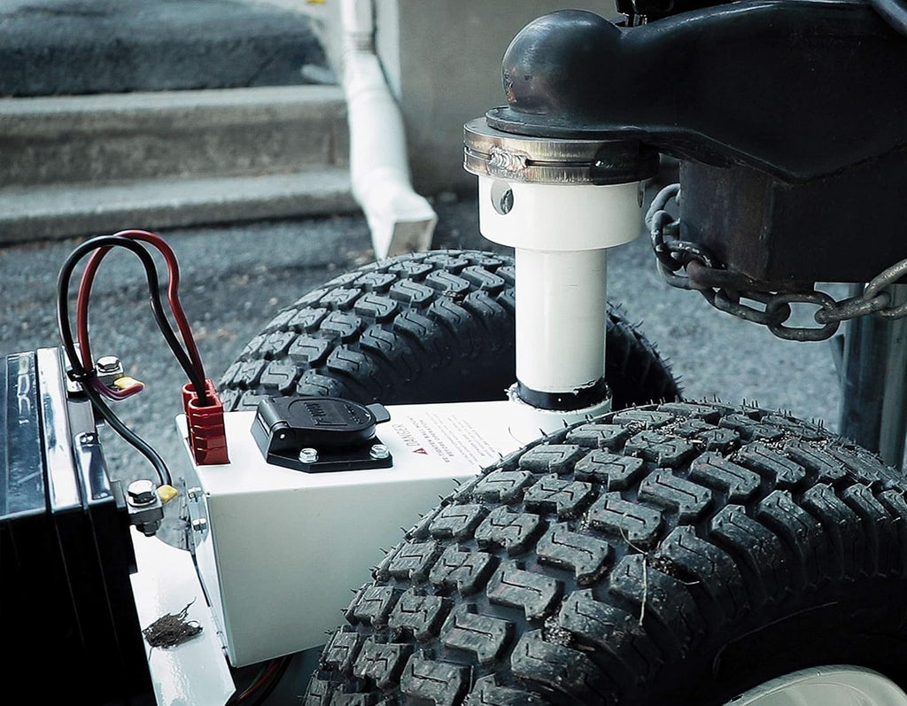 Battery Powered Trailer Dolly with 2 Hitch Balls H4897
