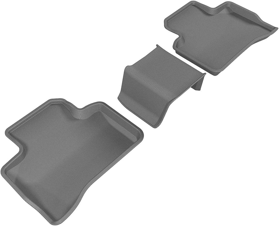 All-Weather Floor Mats Car Floor Liners 1st & 2nd Row Black E4907