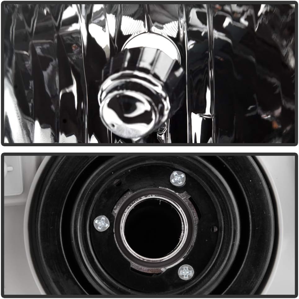 Black Replacement Headlights Driver + Passenger Side M2387