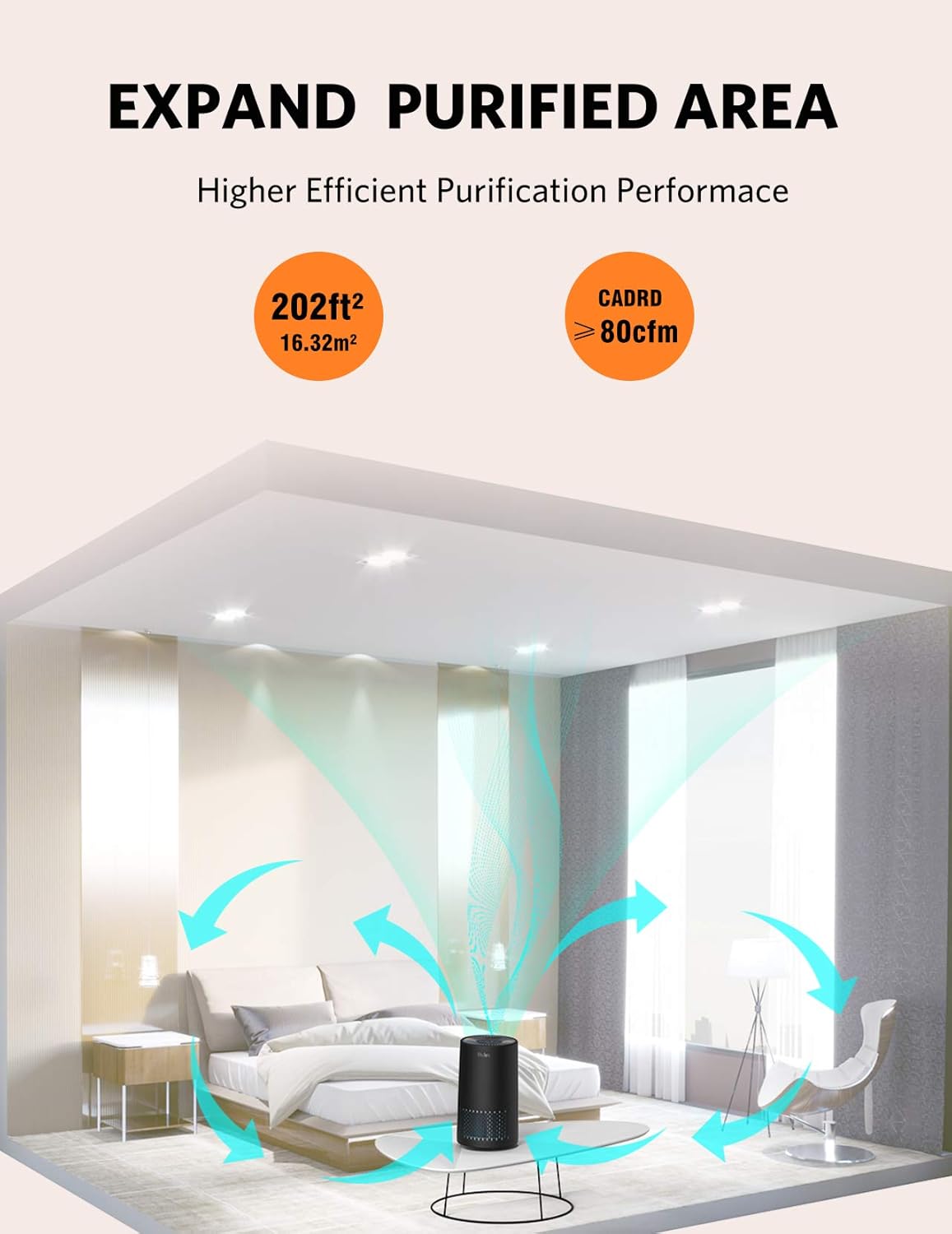 Air Purifier with H13 True HEPA Filter P347