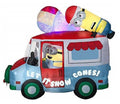 Inflatable Holiday Truck with Swirling Kaleidoscope W839