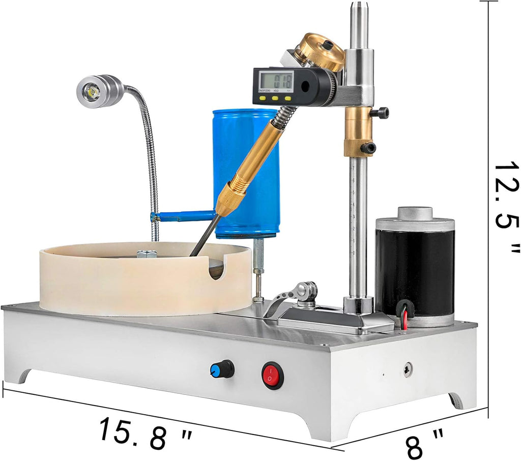 120W Gem Faceting Polishing Machine with Digital Display P78735