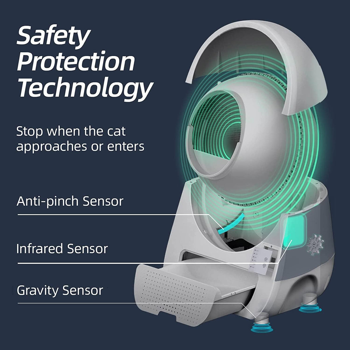 Self-Cleaning Automatic Cat Litter Box S1179