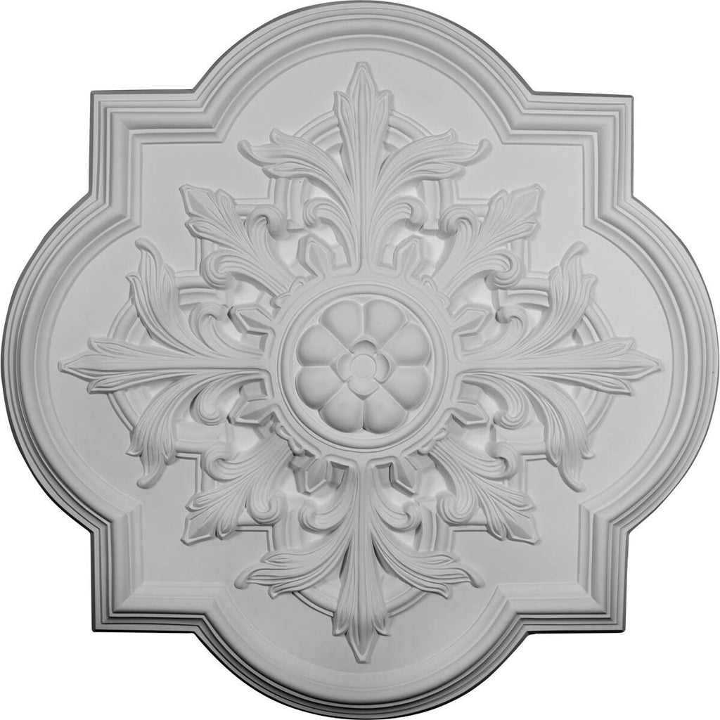 Hand-Painted Copper Green Patina Ceiling Medallion O535855