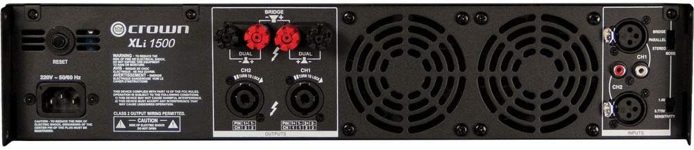 1500 Stereo Power Amplifier with XLR Cable J933074