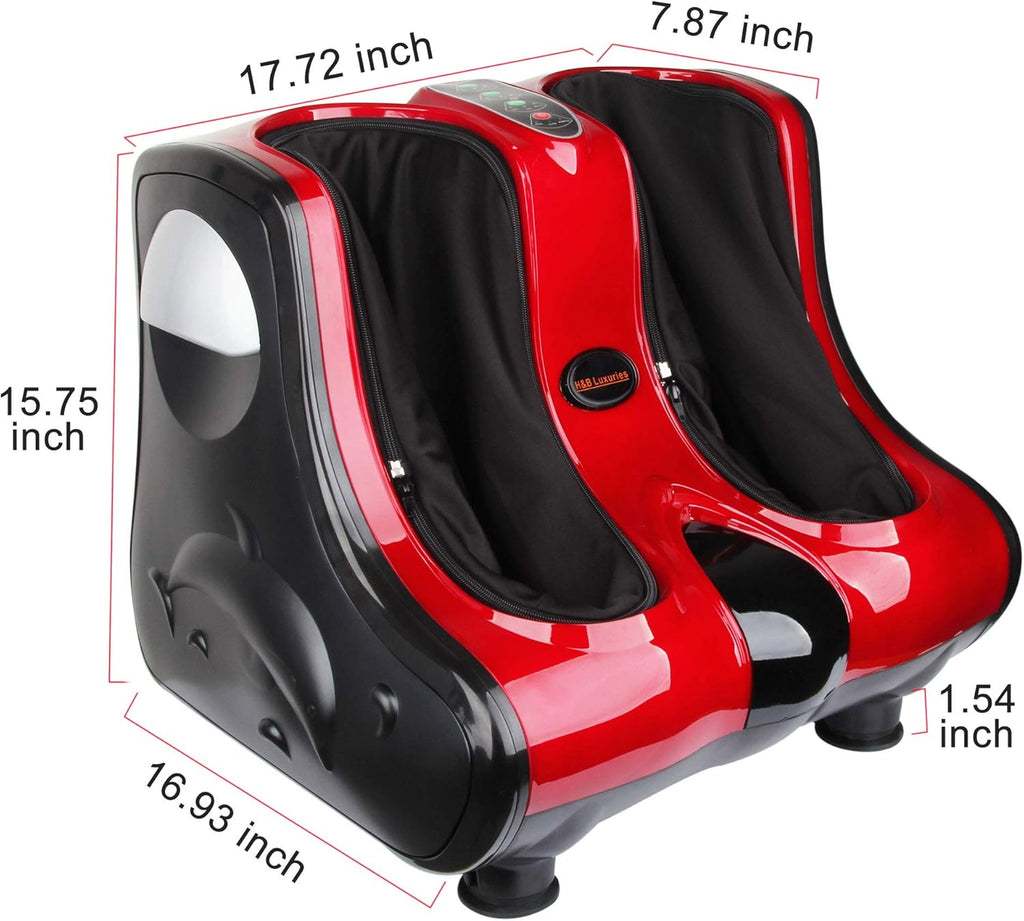 Shiatsu Kneading Rolling Heating Foot & Calf Massager Y15555