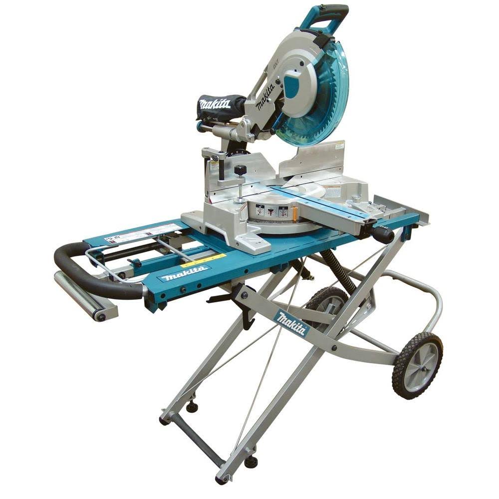 12 Dual Slide Compound Miter Saw with Laser and Stand W289586