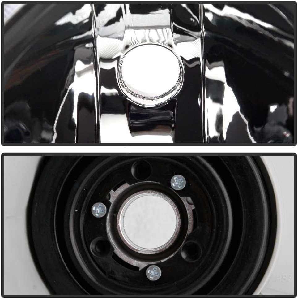 Black Replacement Headlights Driver + Passenger Side M2387