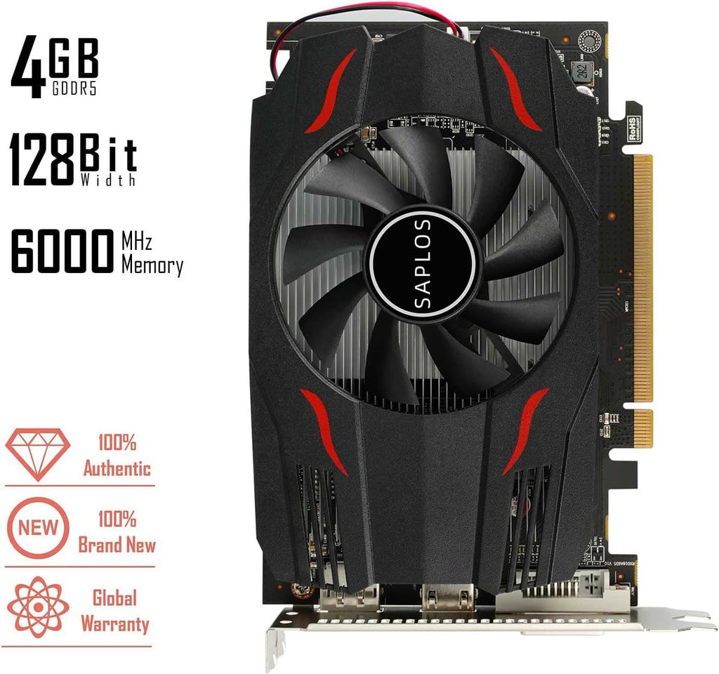 Radeon RX 550 4GB GDDR5 128-Bit Graphics Card V53342