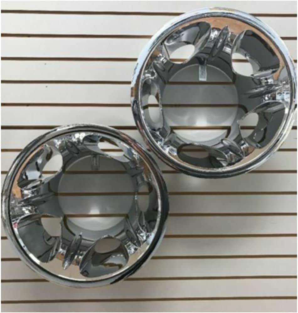Compatible For Chevrolet 1-ton Dually REAR Wheel Simulators & Center Caps M123619