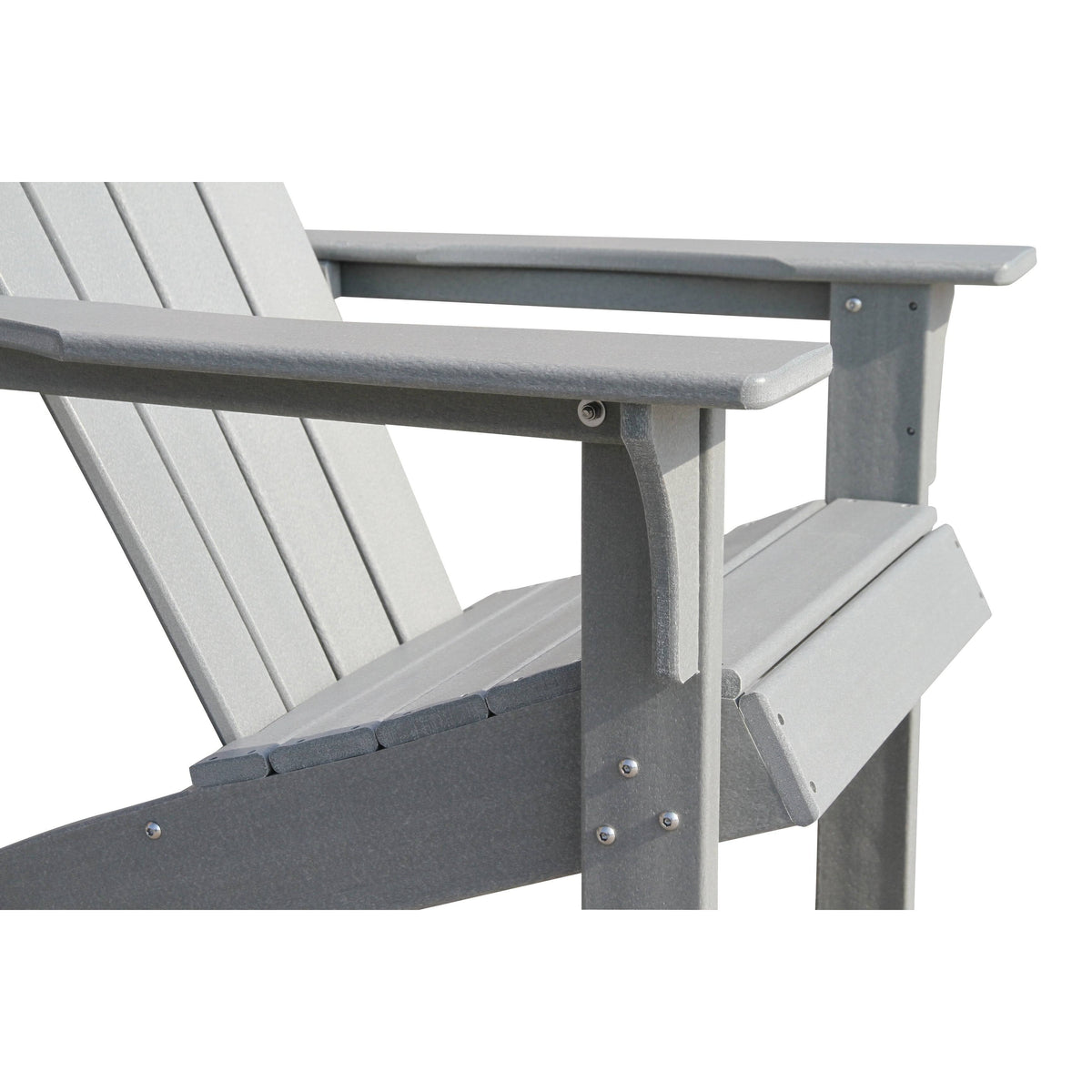 White Plastic Outdoor Adirondack Chair D525016
