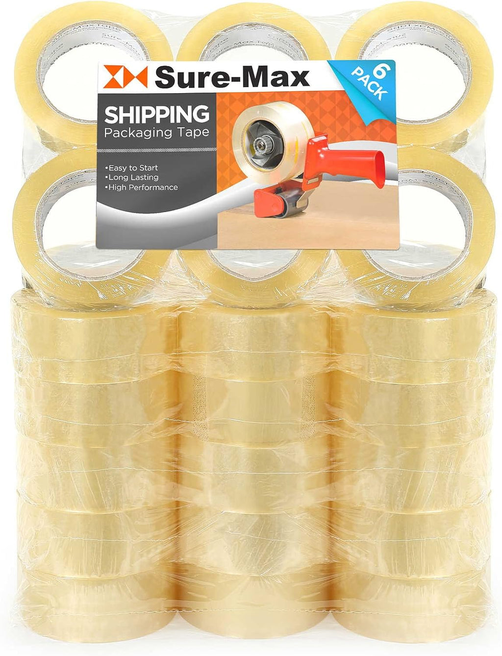 Clear Carton Packing Tape 1.8 mil 330 Feet 72 Rolls O266702