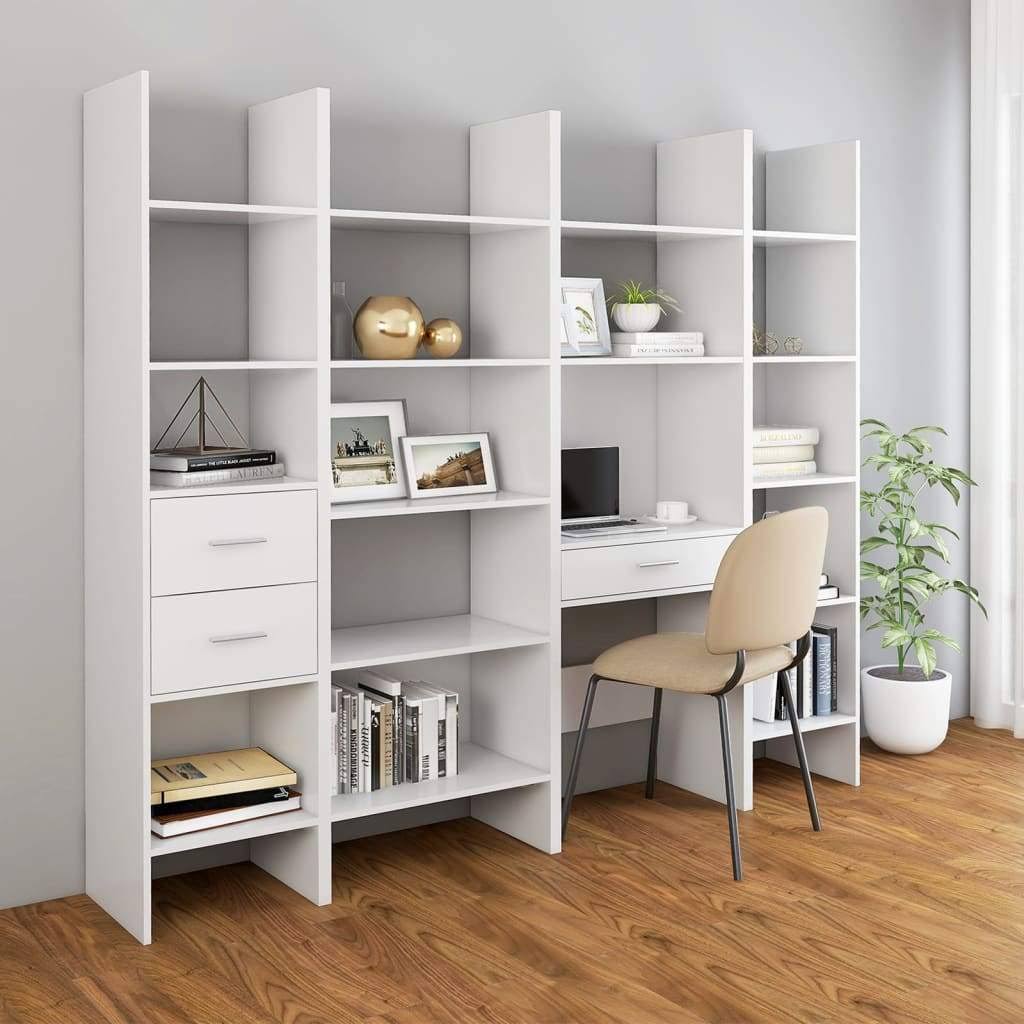 Gray Chipboard Book Cabinet D189