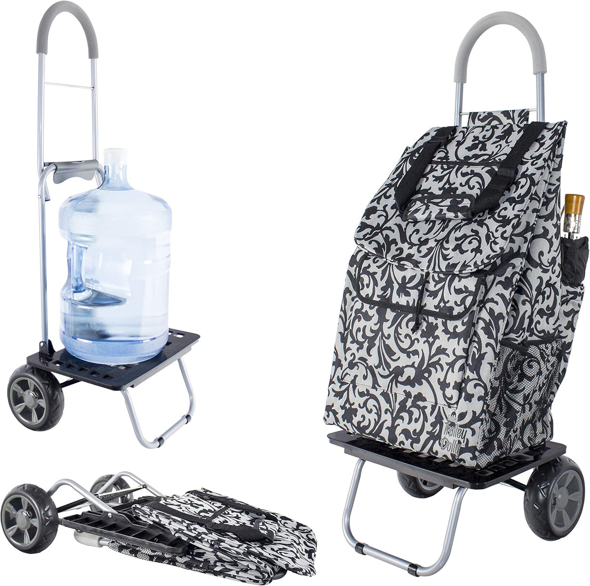 Brown Foldable Shopping Cart S884