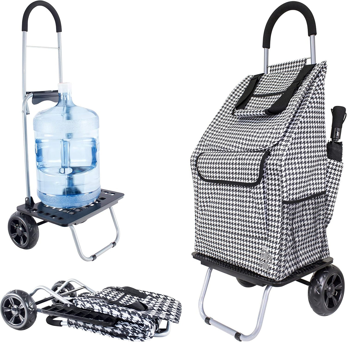 Brown Foldable Shopping Cart S884