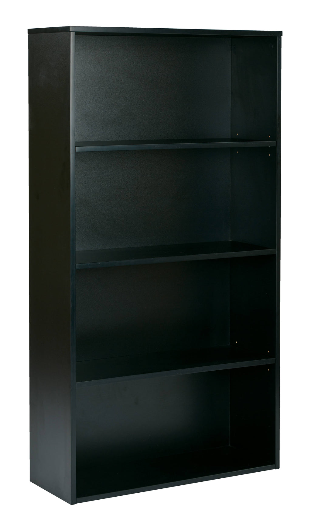 Black 4 Shelf Bookcase S7510