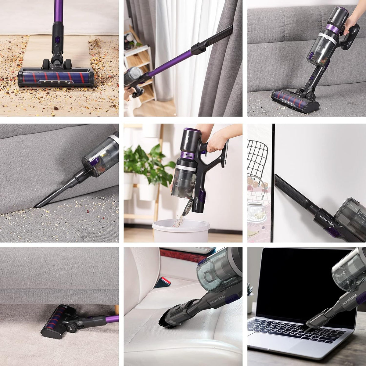 Cordless Stick Vacuum 25Kpa 400W 8 in 1 F67367