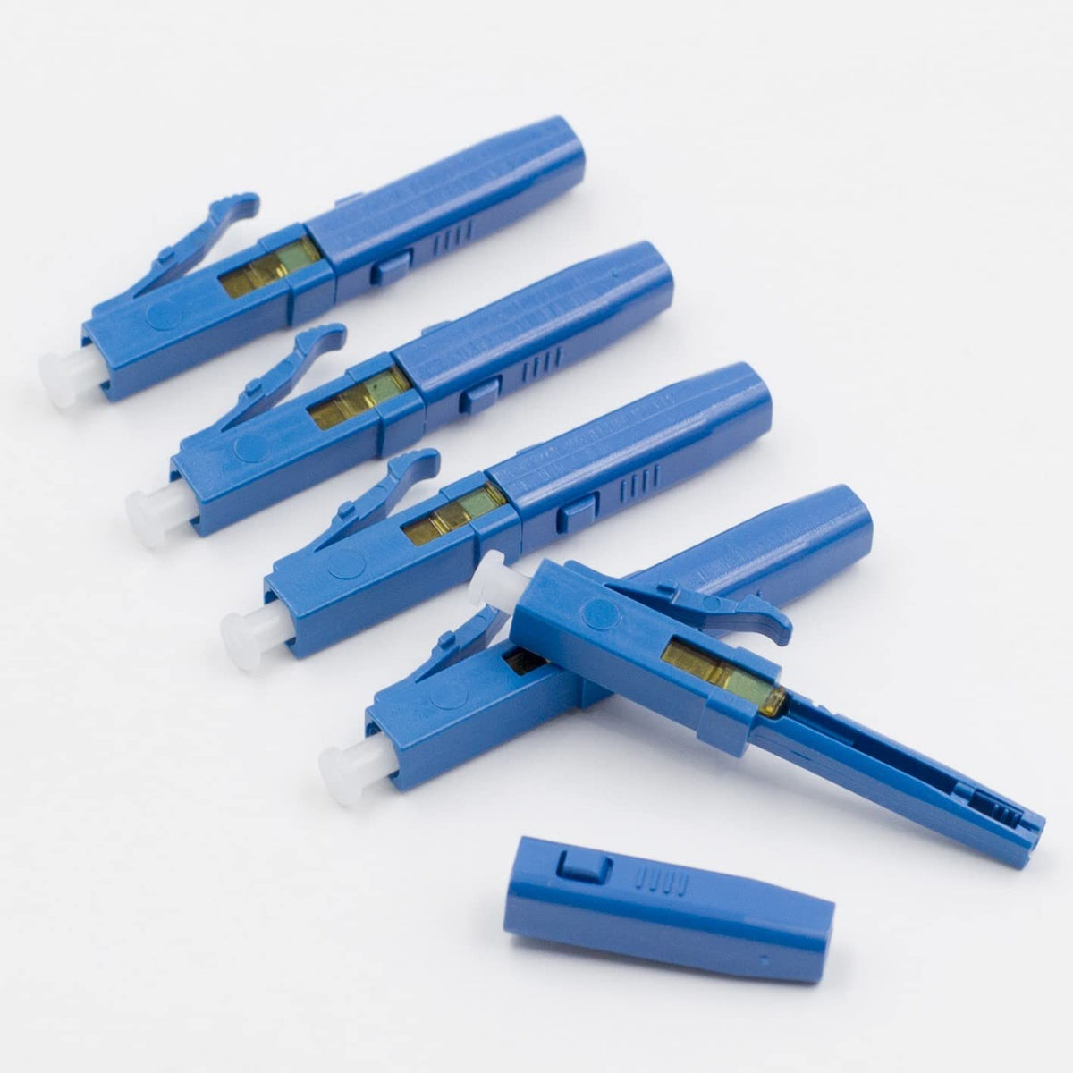 200pcs LC UPC Fiber Optic Quick Connector Single Mode 9/125 Q799
