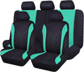 Black Pink Polyester Car Seat Covers V112909