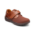 Brown X-Wide Velcro Casual Shoe W8528
